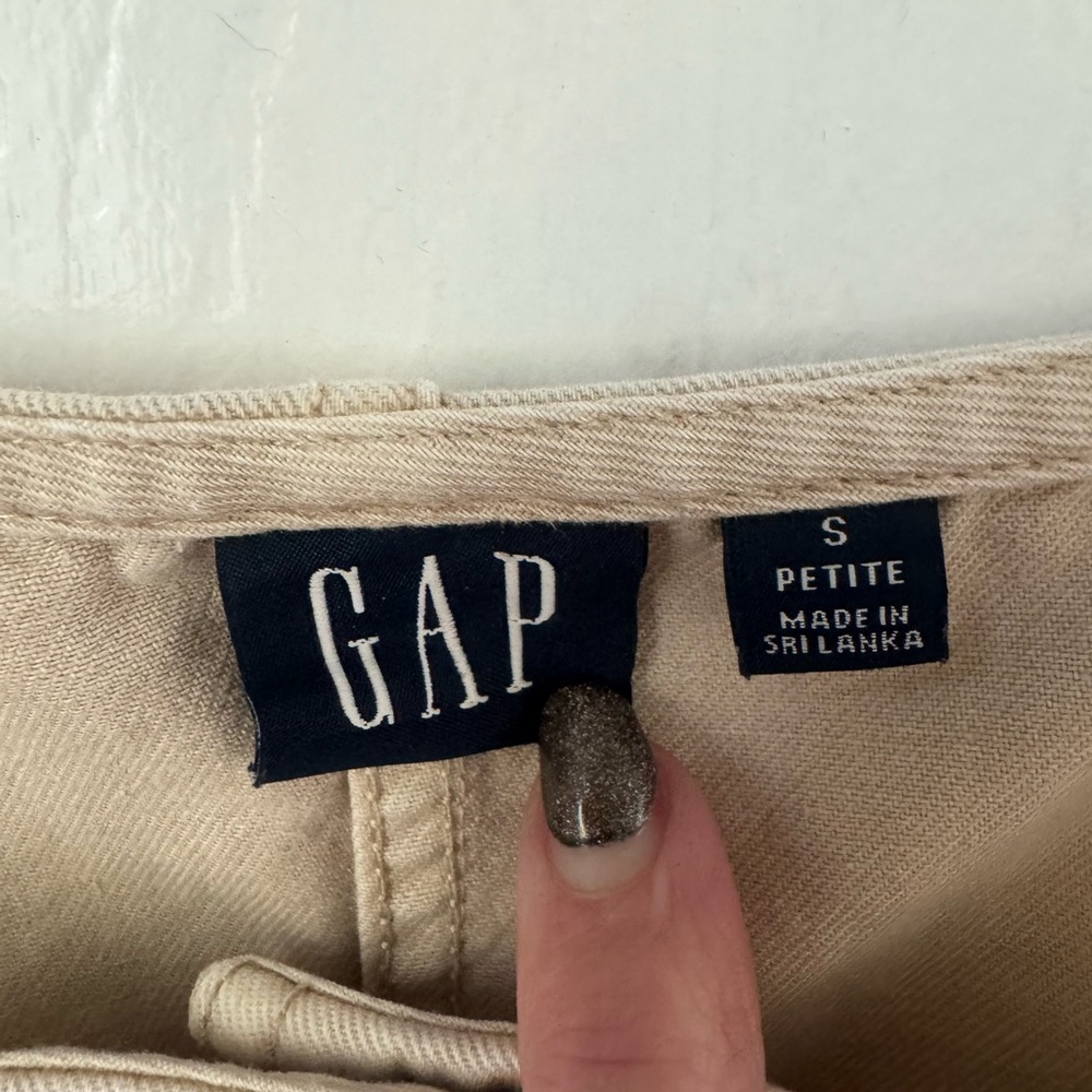 Gap Utility Button Mini Dress Size Small Petite - image 4